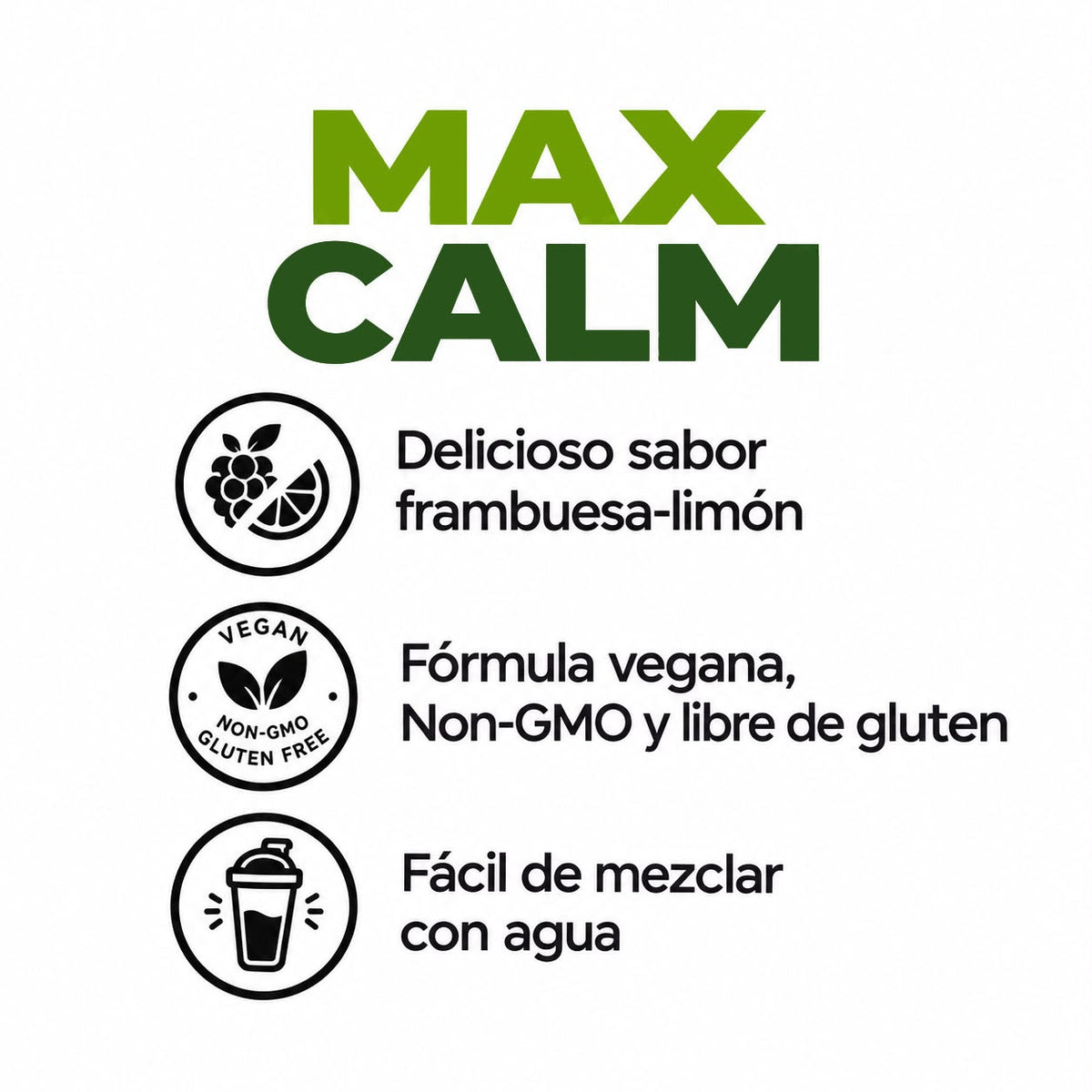 Maxcalm Glicinato Citrato Magnesio 453 G