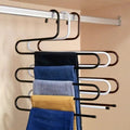 Perchas organizadoras en forma de S para clóset