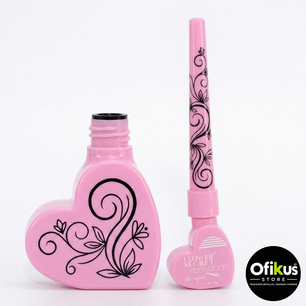 Delineador con Sello de Corazón 2 en 1 — Cat Eye Perfecto