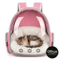 Mochila Transparente para Mascotas — Bolso Portátil para Gatos y Perros