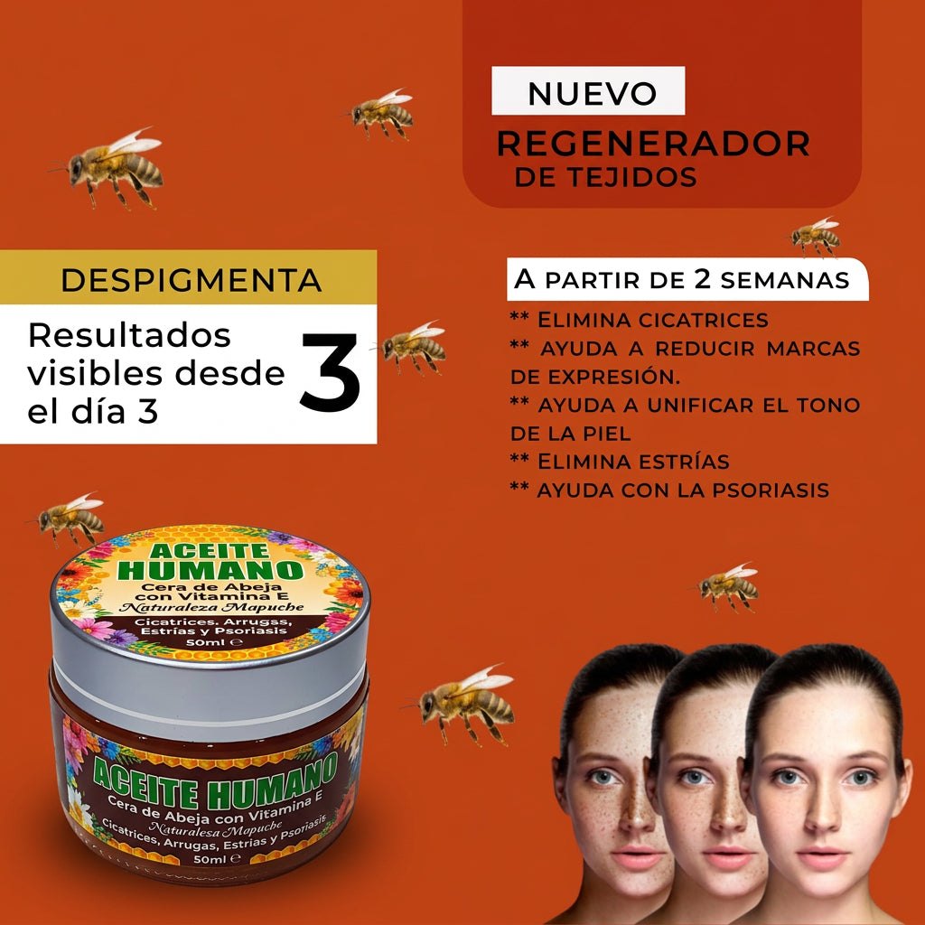 Crema Aceite Humano Naturaleza Mapuche 50ml