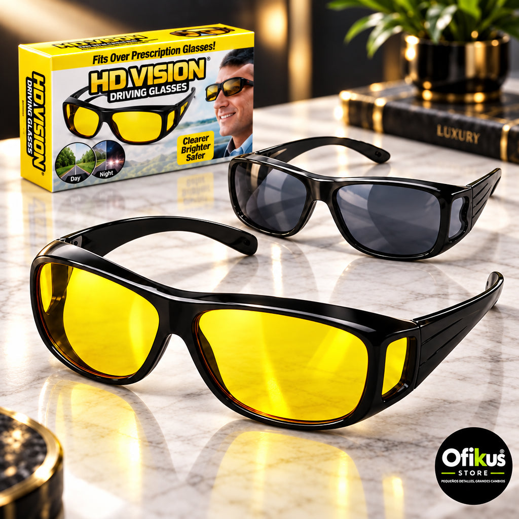 Lentes De Conducir Pro Hd 2x1 Tv Of  De Dia y de Noche