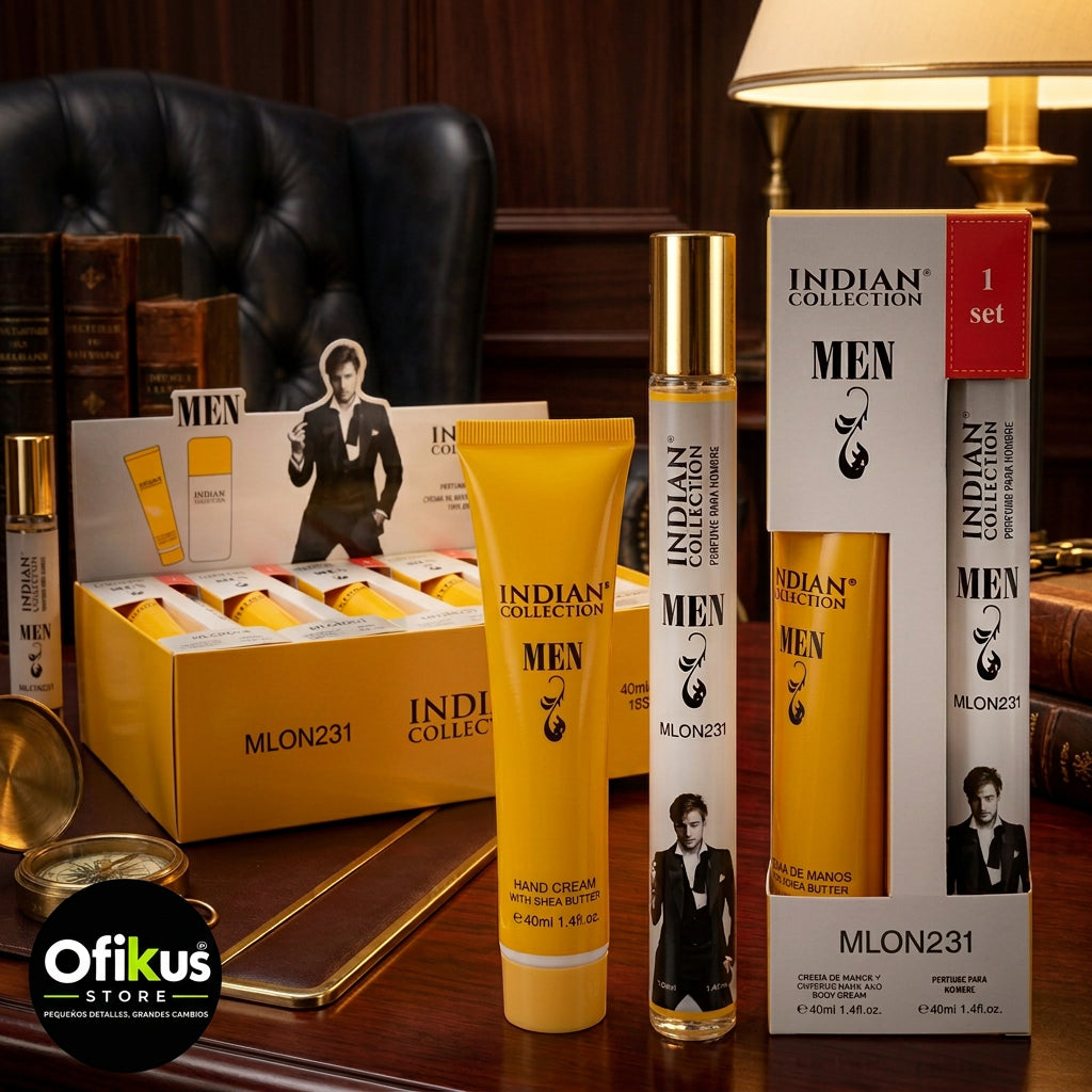 Set Fragancia + Crema Hidratante Hombre Indian Collection