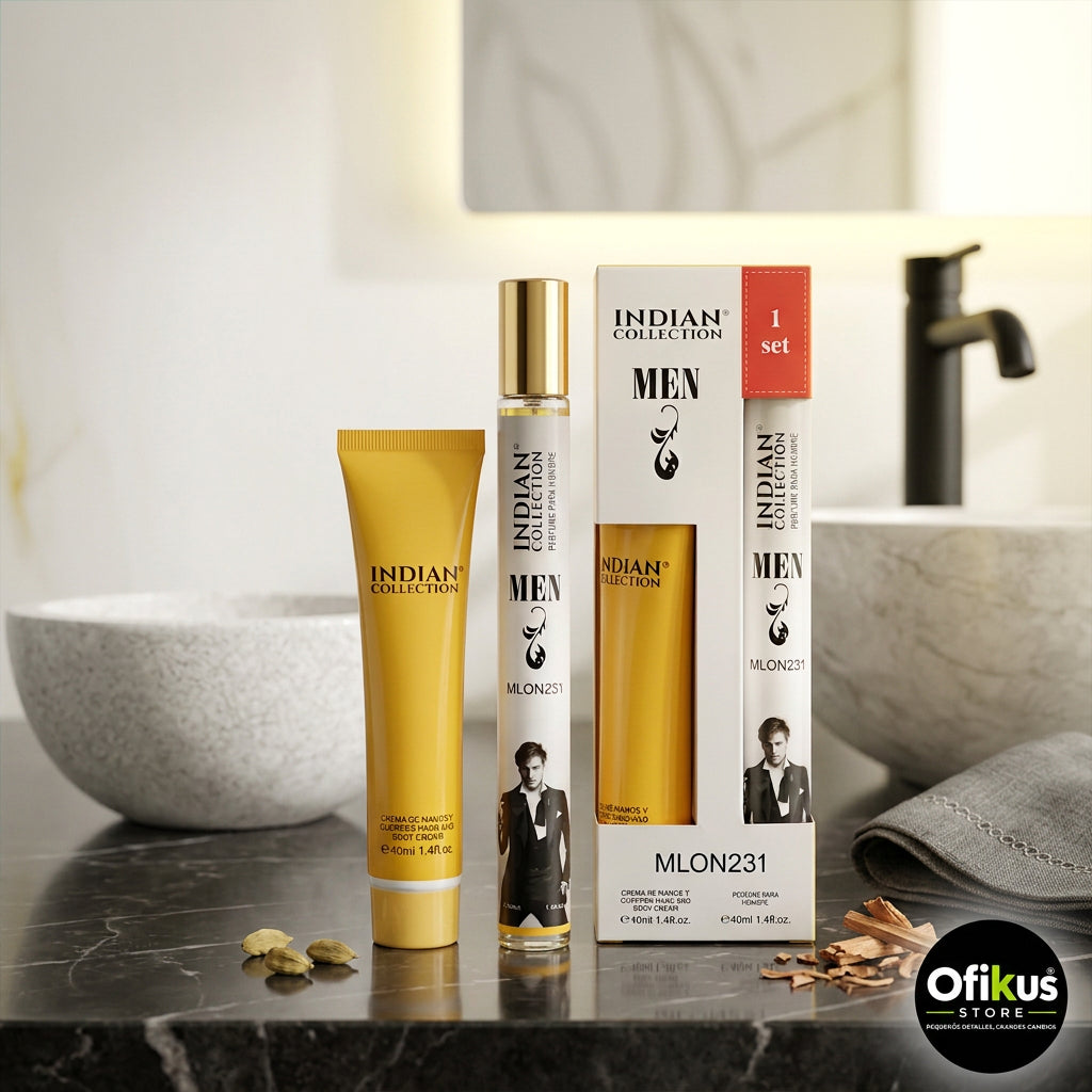 Set Fragancia + Crema Hidratante Hombre Indian Collection