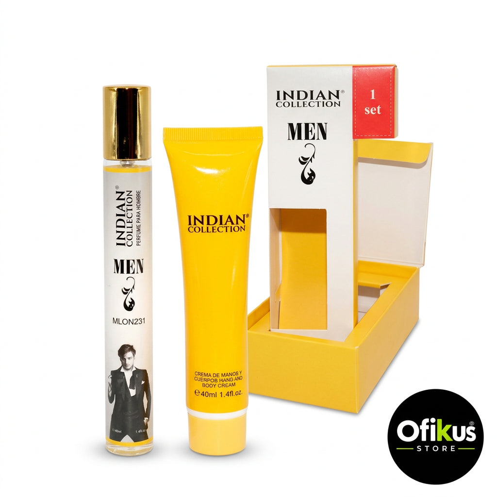 Set Fragancia + Crema Hidratante Hombre Indian Collection