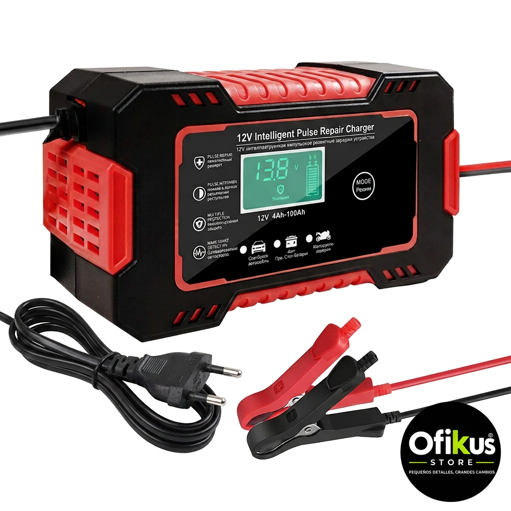 Cargador De Bateria Para Coche 12v