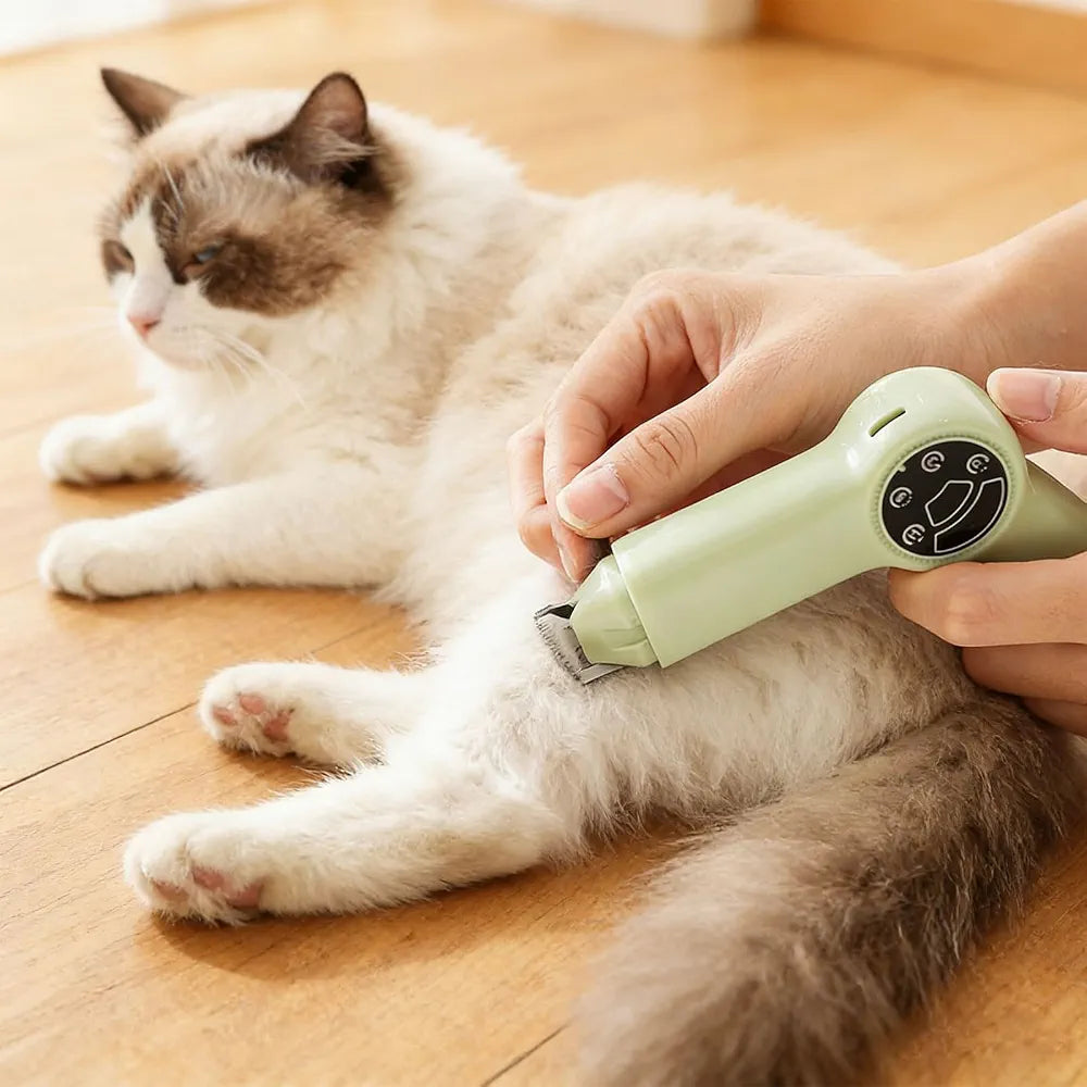 Cortaúñas y lima eléctrica para mascotas 2 en 1