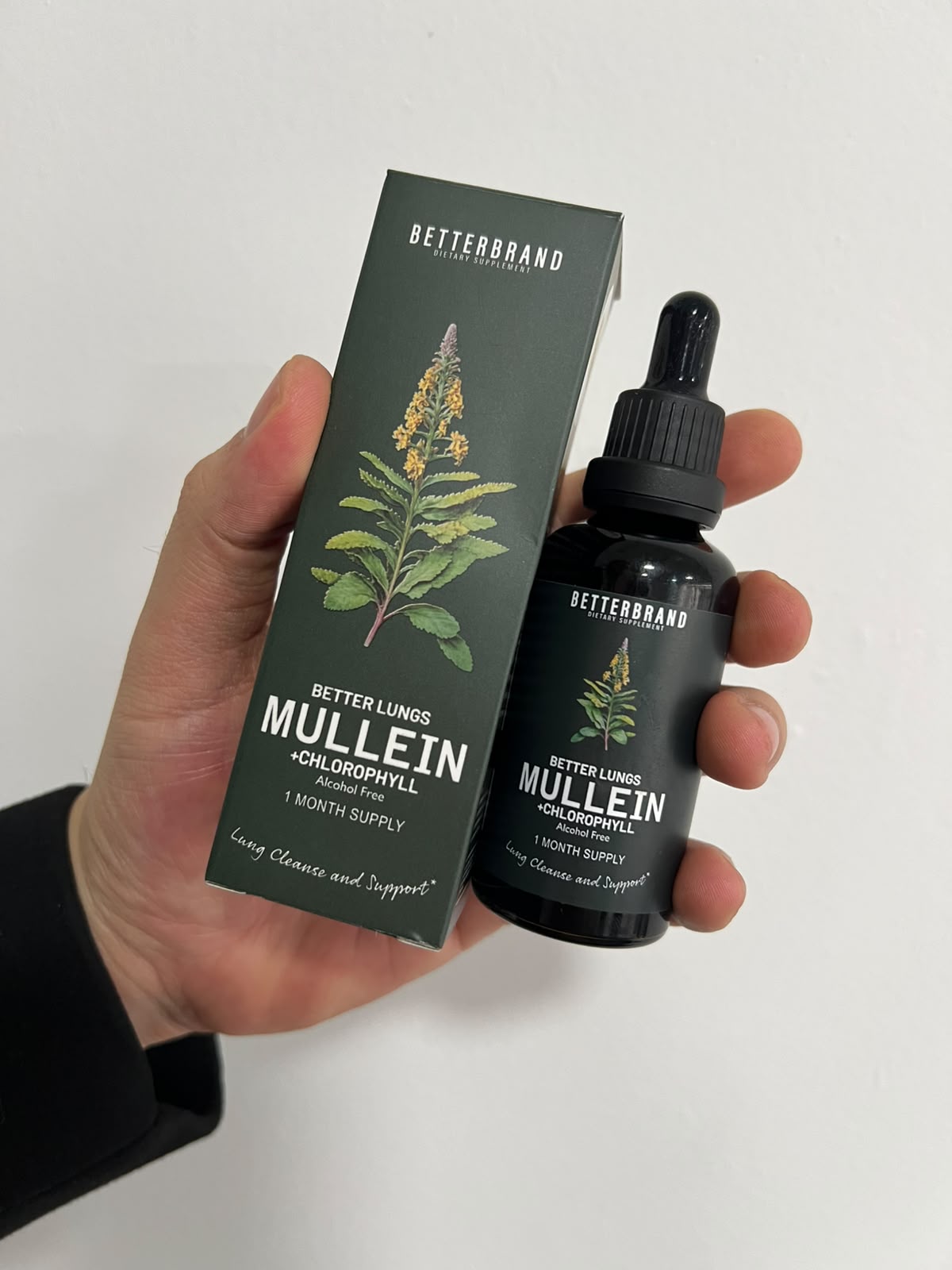 Betterbrand Mullein Detox Pulmonar 60ml — Limpieza y Salud Respiratoria