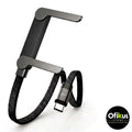 Cable de Carga Rápida con Soporte Plegable 2 en 1 (USB-C)