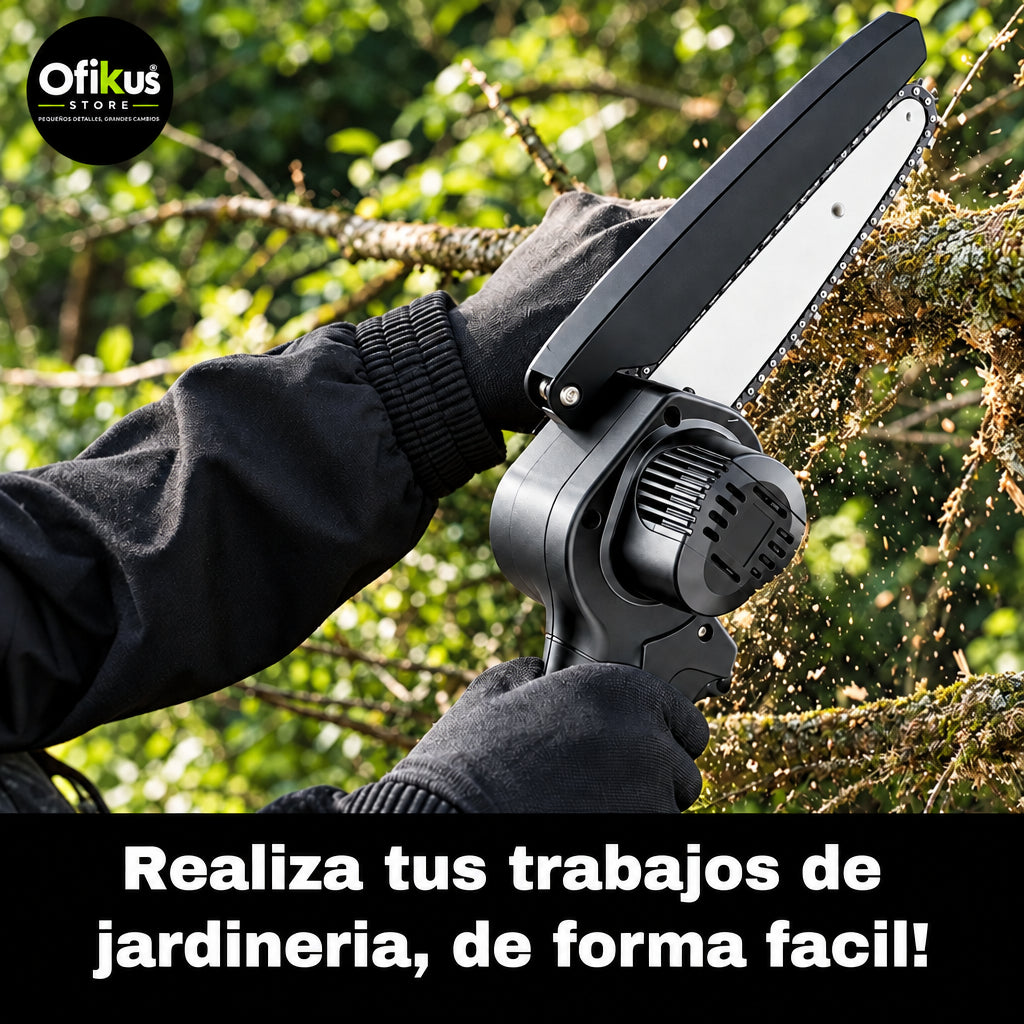 Motosierra Electrica Portatil Recargable