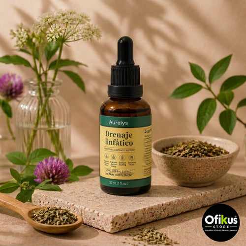 Aurelys - Extracto Herbal Líquido 30ml - Fórmula de Cleavers y Trébol Rojo