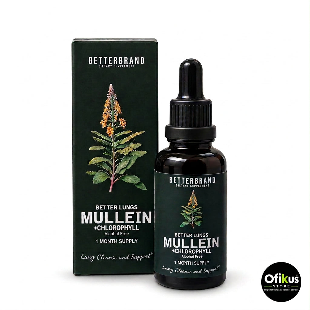 Betterbrand Mullein Detox Pulmonar 60ml — Limpieza y Salud Respiratoria