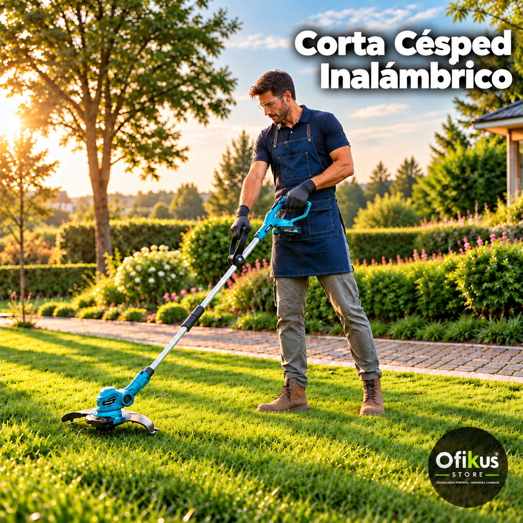 Cortacésped Inalámbrico 48V con 2 Baterías