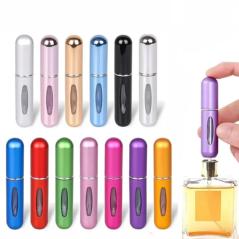 Frasco Dispensador de Perfume en Vidrio — Recargable y Portátil