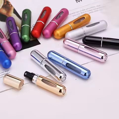 Frasco Dispensador de Perfume en Vidrio — Recargable y Portátil