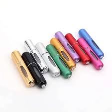 Frasco Dispensador de Perfume en Vidrio — Recargable y Portátil