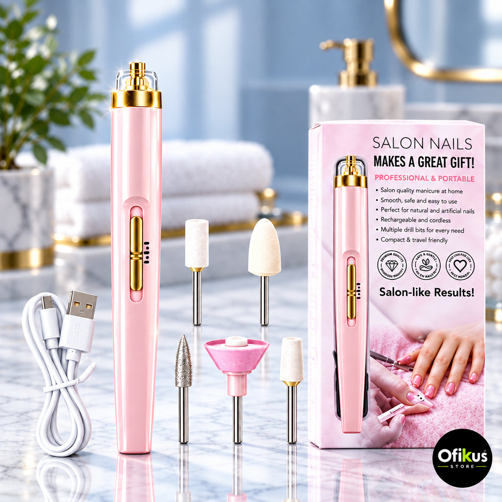 Pulidor de Uñas Eléctrico Recargable USB