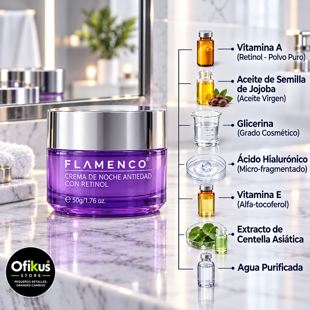Crema De Noche Antiedad Con Retinol