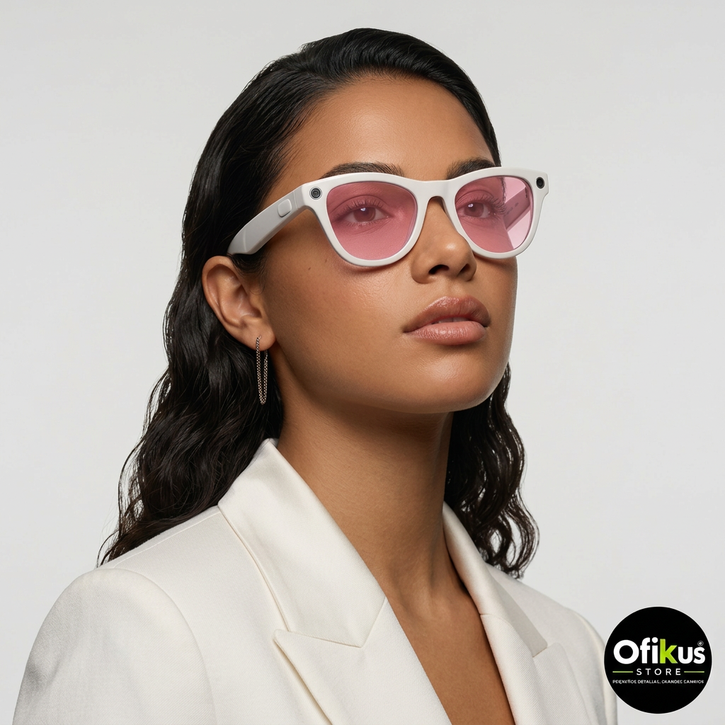Lentes Inteligentes Con Camara Hd Ai  COLOR BLANCO
