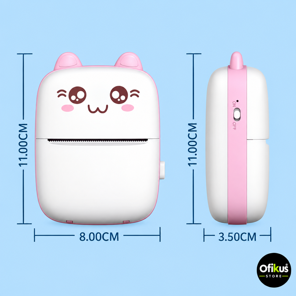 Impresora kawaii medidas