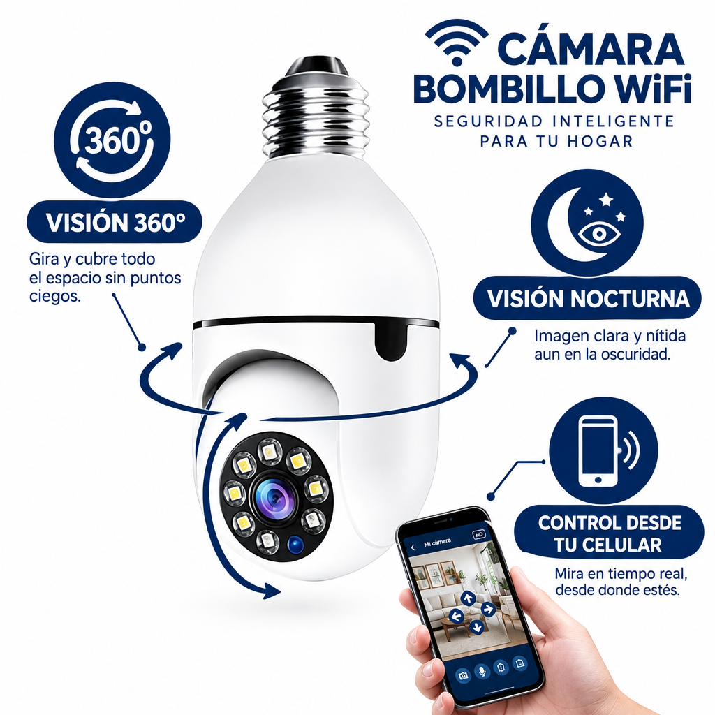 Infografía — Cámara Ampolleta