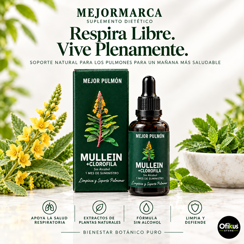 Mullein Detox Pulmonar Premium